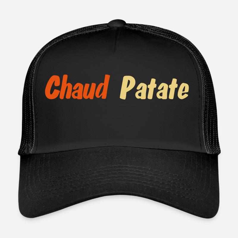 Chaud patate - Casquette trucker  - noir/noir