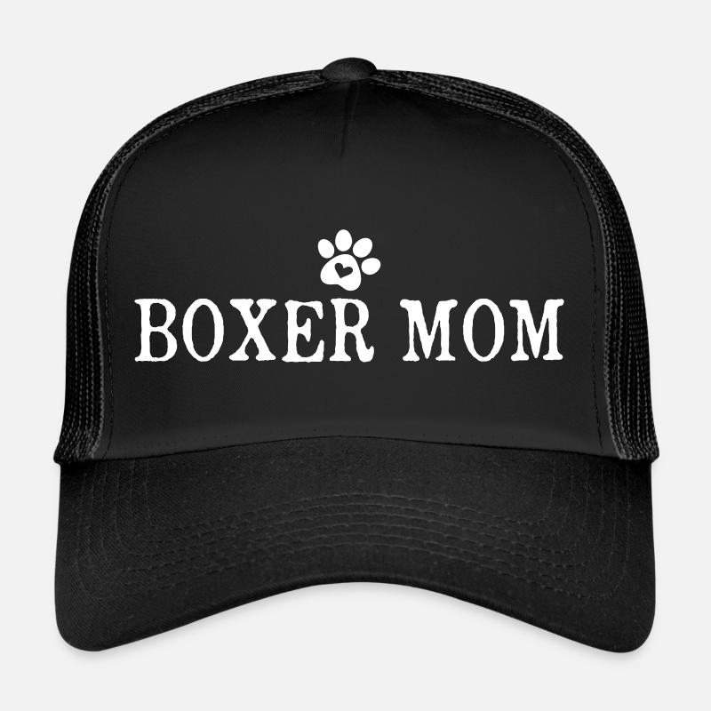 Boxer Mom Trucker Cap