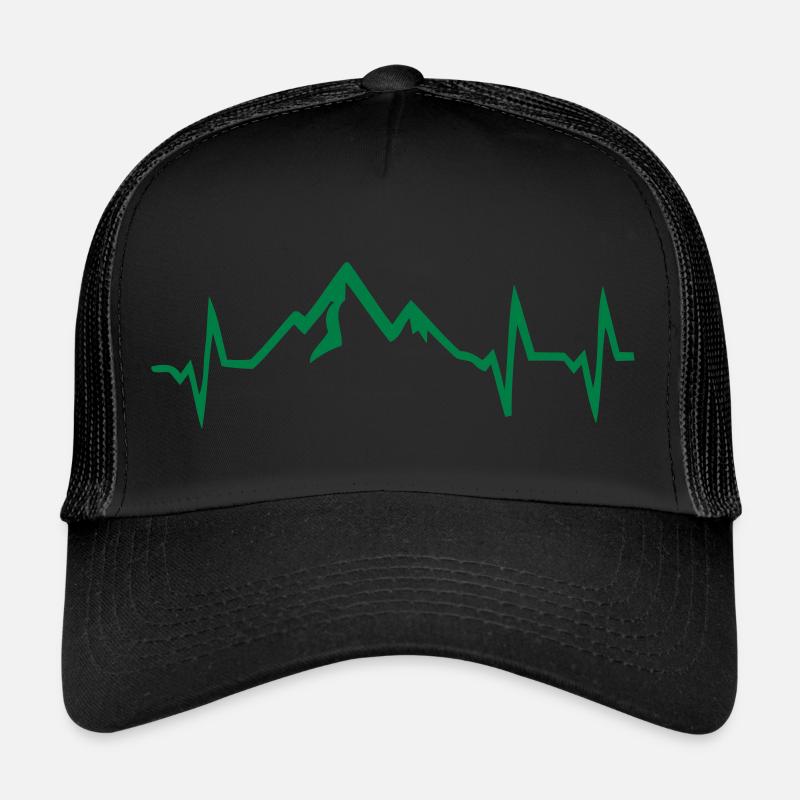 ECG Mountain Passion - Trucker Cap - black/black