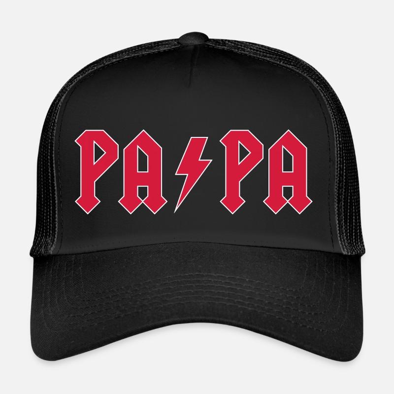 music papa 01 - Trucker Cap - Schwarz/Schwarz