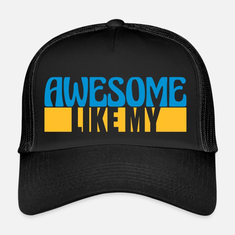 Template Vorlage Awesome Like Trucker Cap