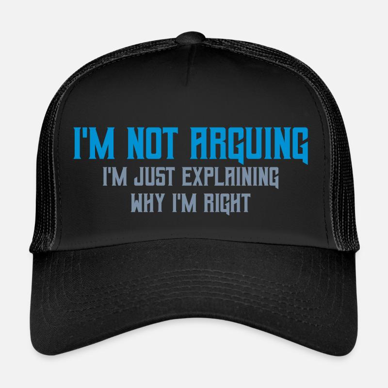 Je ne discute pas Casquette trucker 