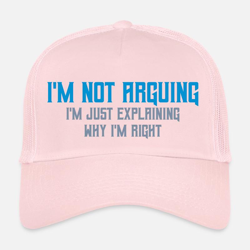 Je ne discute pas Casquette trucker 