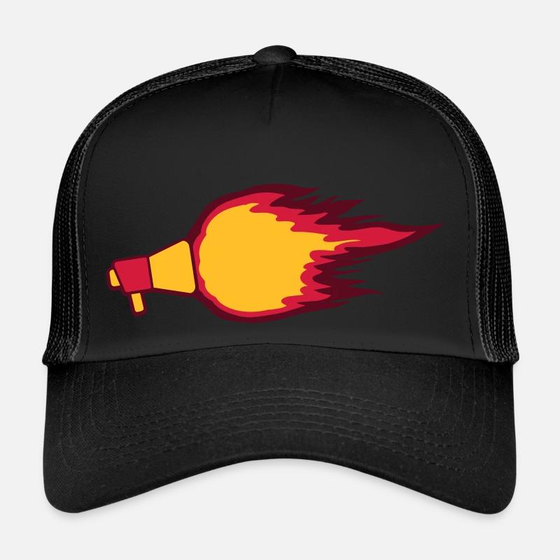 Feuer Flamme Megafon Symbol Trucker Cap