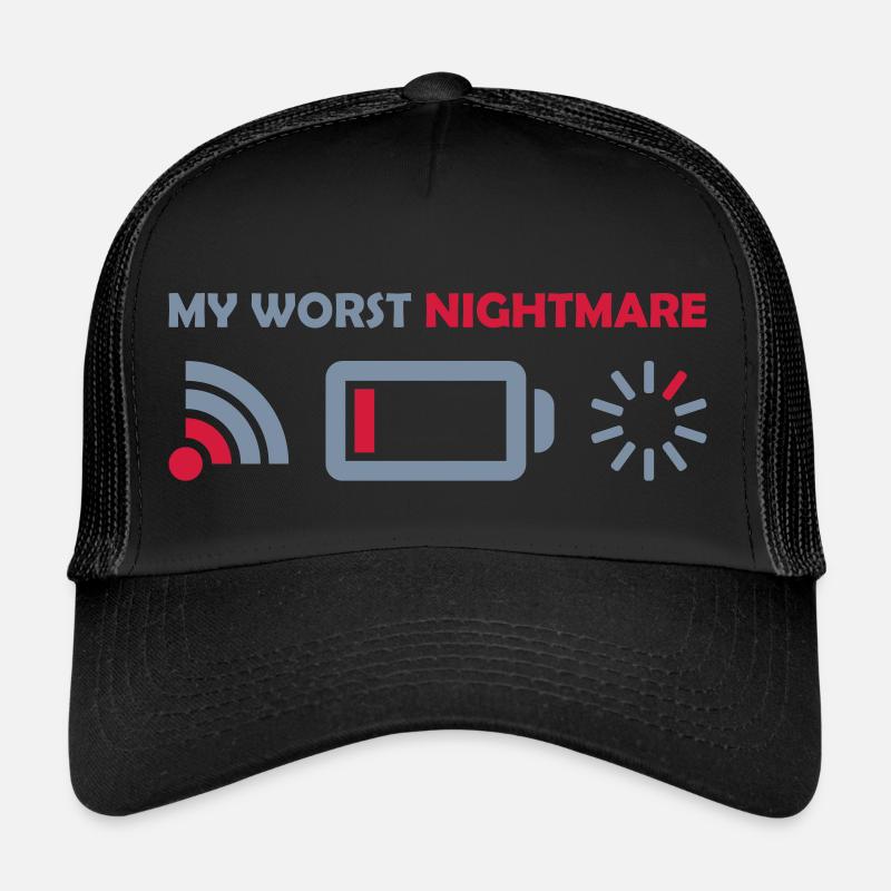 Mon pire cauchemar Logos Casquette trucker 