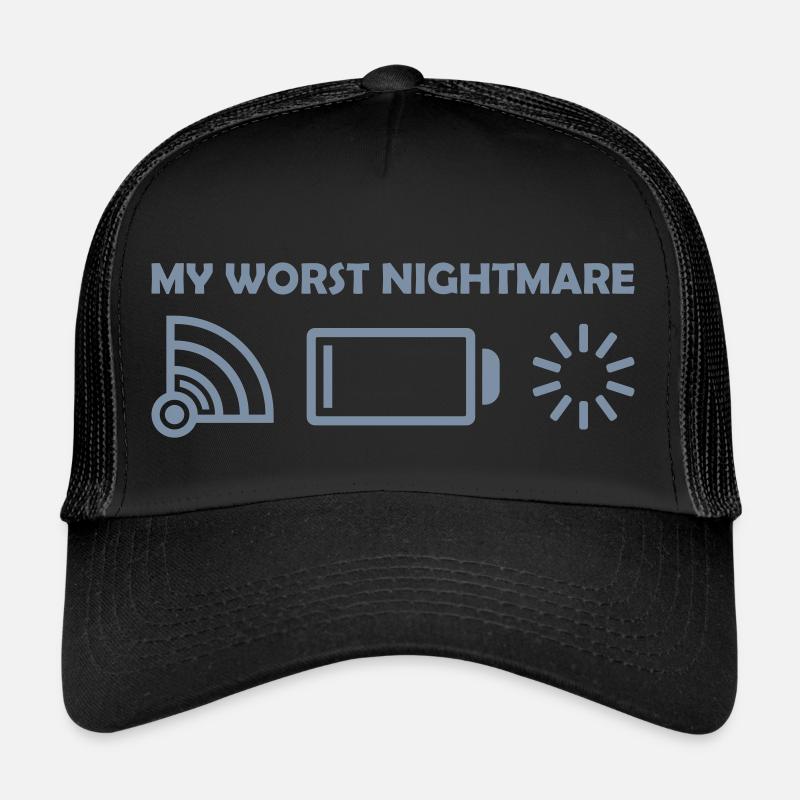 Logos my worst nightmare Trucker Cap