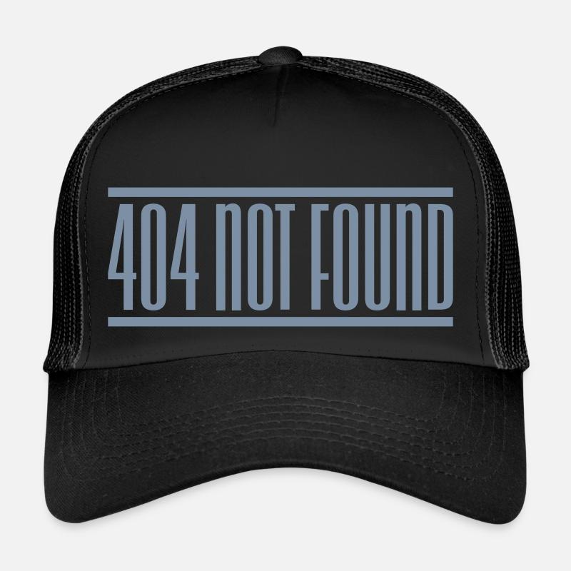 Message 404 introuvable Casquette trucker 