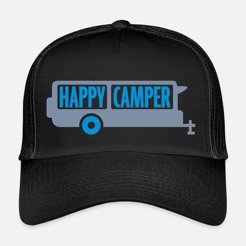 Happy Camper Excursion Motorhome Trucker Cap