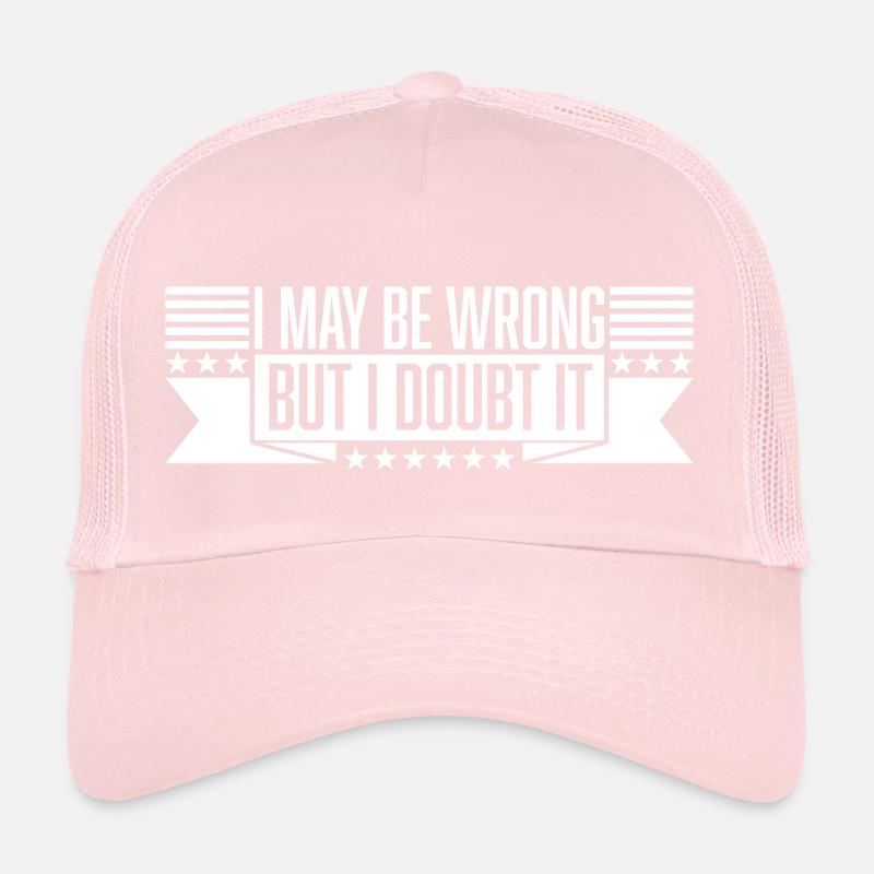 Je peux me tromper Casquette trucker 