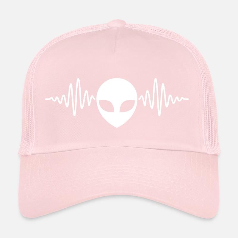 Frequency Pulse Alien Head Trucker Cap