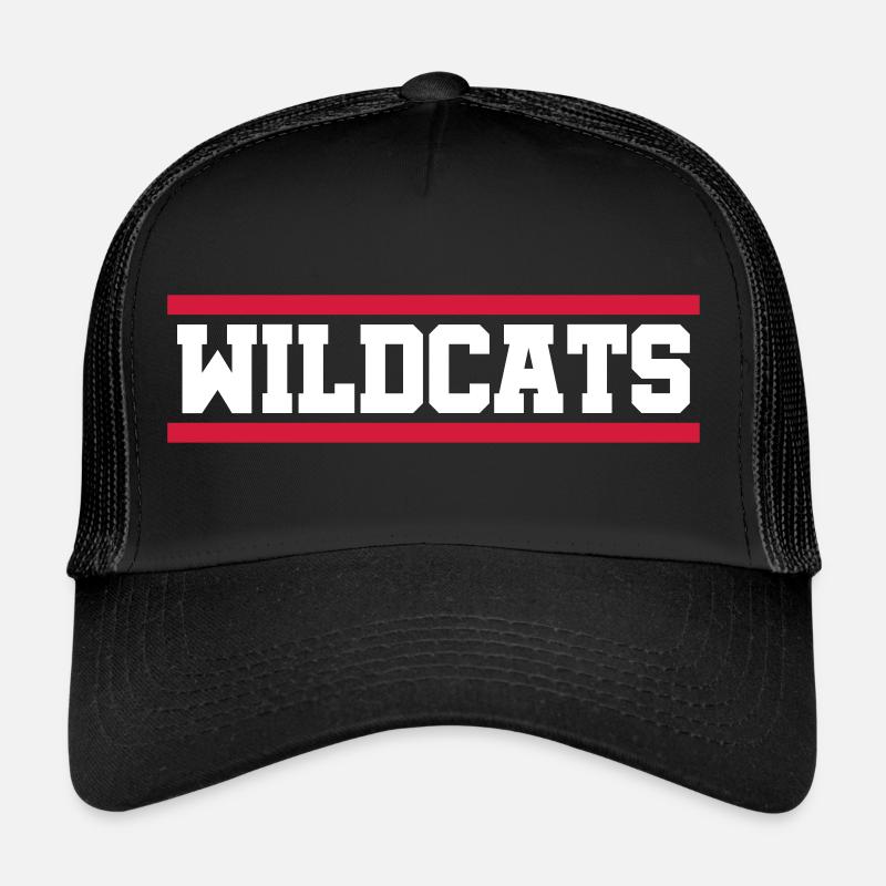 ★ Design couleurs modifiables ★ Wildcats (lignes) Casquette trucker 