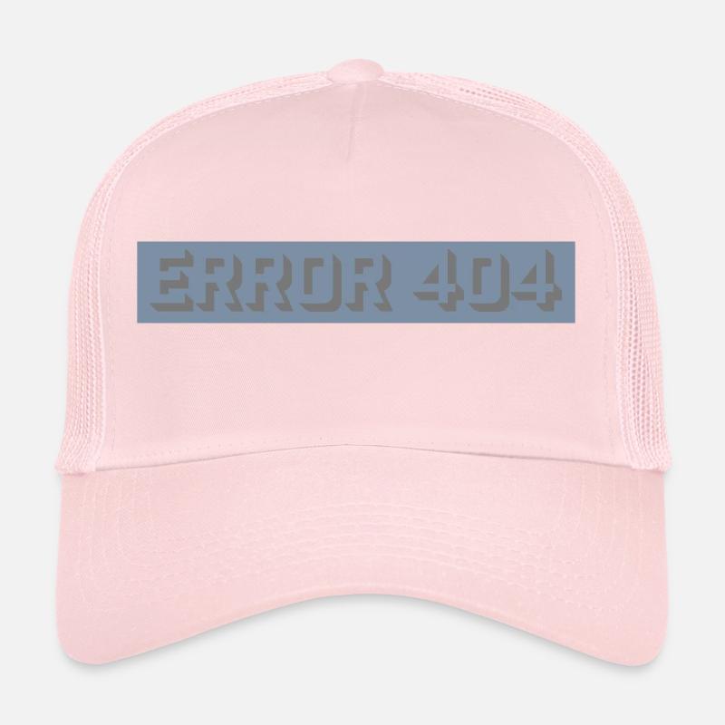 Computer Nerd Error 404 Trucker Cap