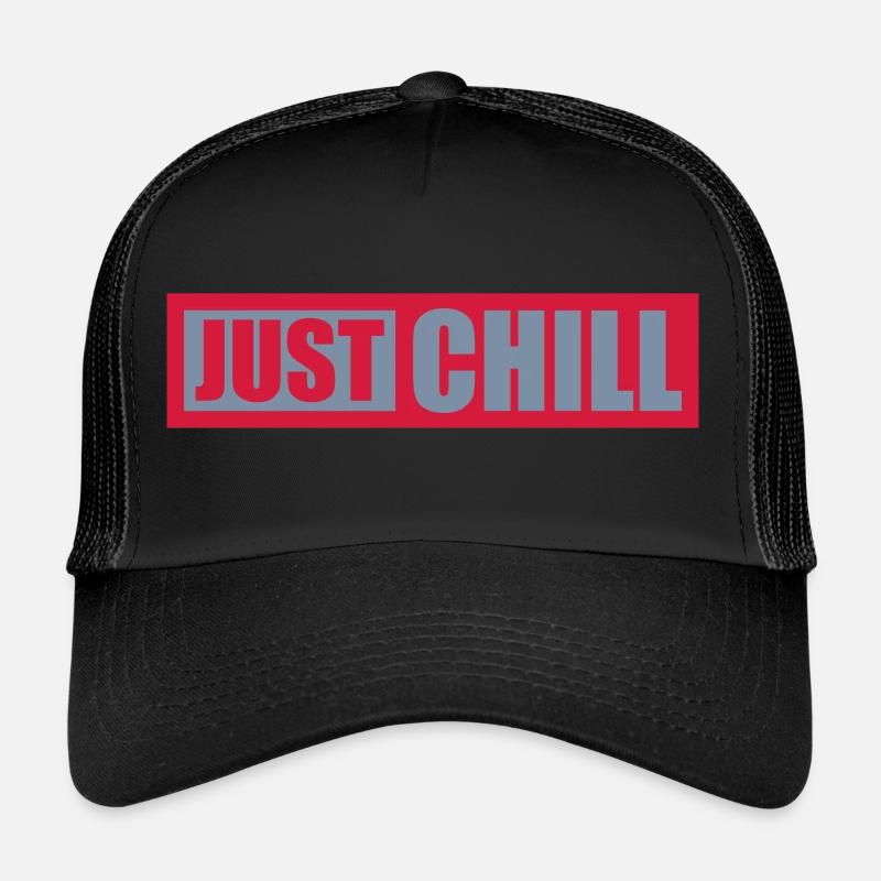 Just Chill Text Logo Casquette trucker 