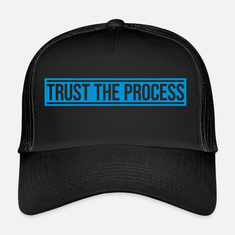 trust the process Zitat Trucker Cap