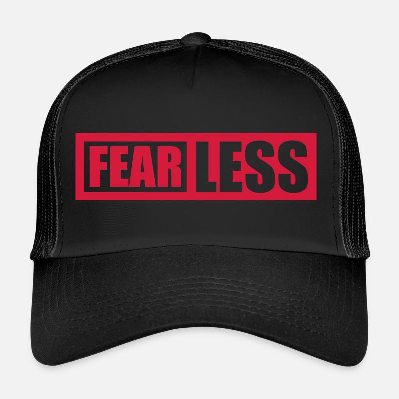 Conception de citation de texte intrépide Casquette trucker 