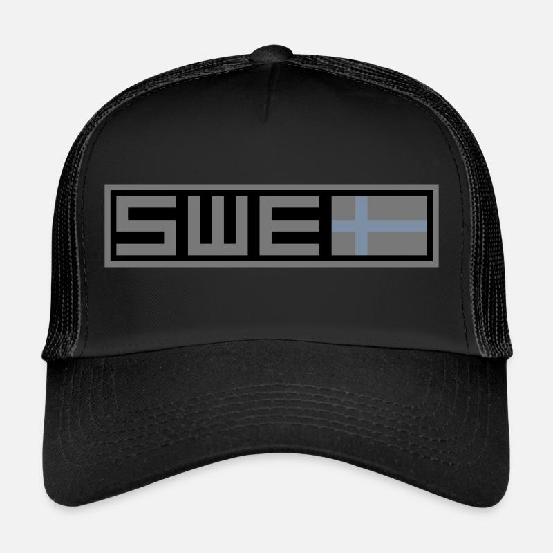 Sweden Tactical Flag Trucker Cap