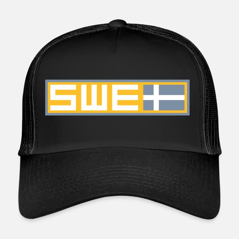 Sweden Tactical Flag Trucker Cap