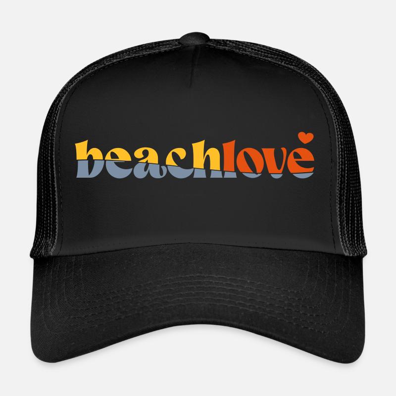 beachlove <3 - Trucker Cap - black/black