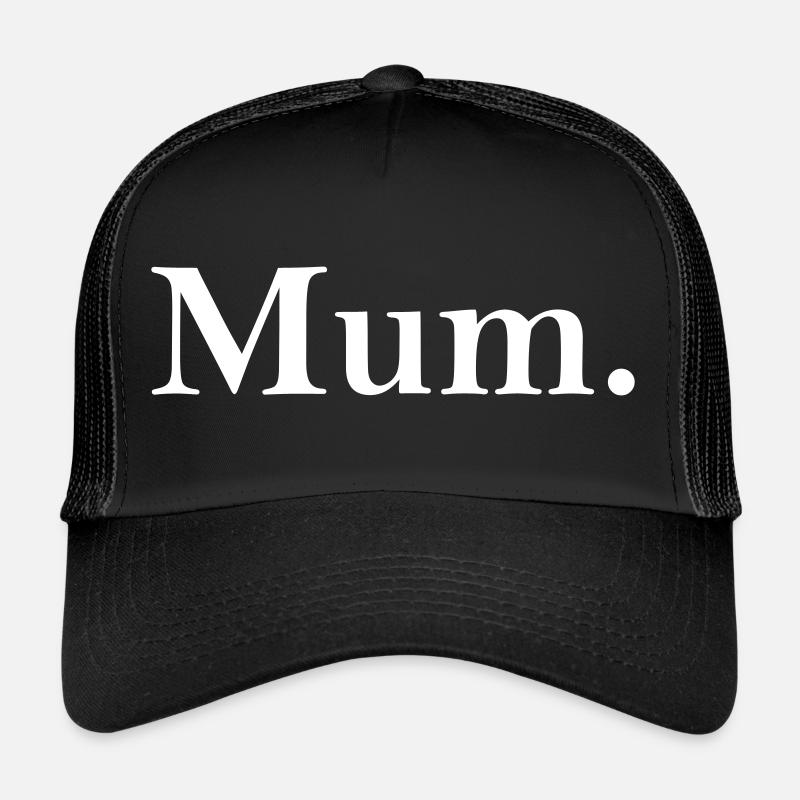 maman - Casquette trucker  - noir/noir