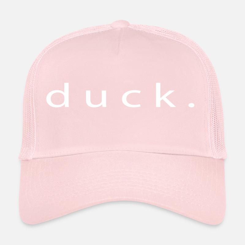 Inscription Duck Don Deck Idée Casquette trucker 