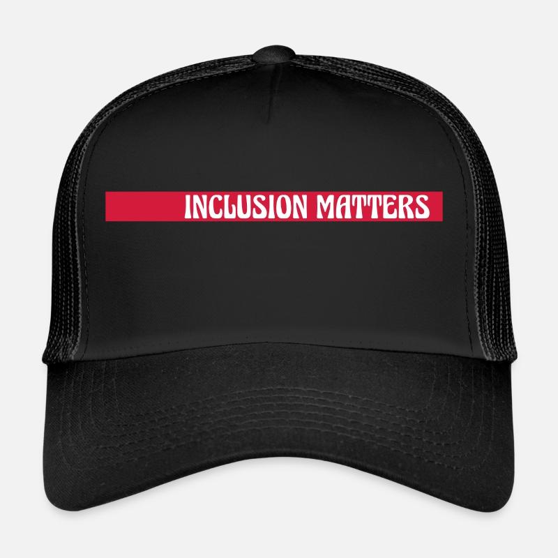 L’inclusion compte Citation du logo Casquette trucker 