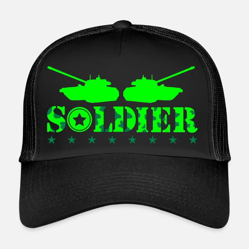 Soldier Tank Trucker Cap