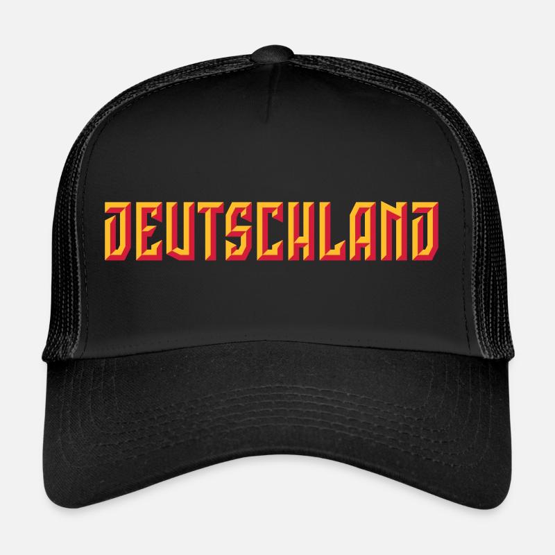 Deutschland Lettering (Relief / 3D / 2C) Trucker Cap