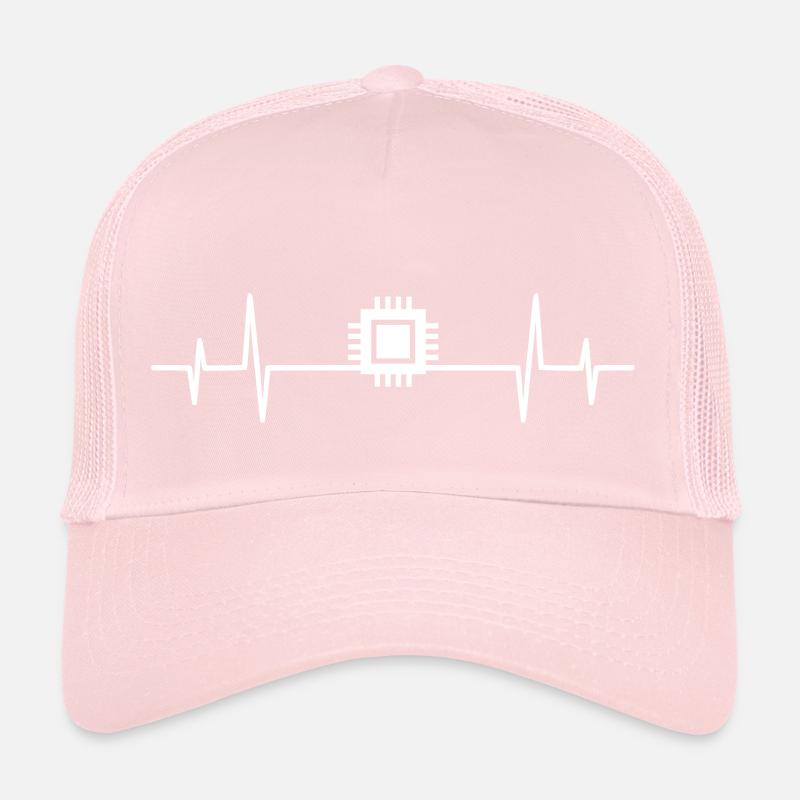 Processeur Heartbeat Puce CPU GPU Semi-conducteur PC Casquette trucker 