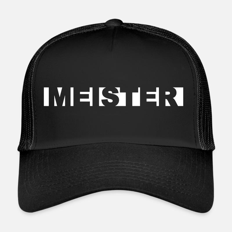 Meister - Trucker Cap - Schwarz/Schwarz