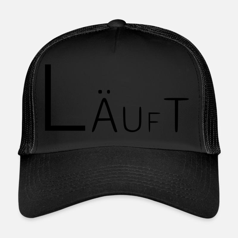 Läuft Coole Sprüche Trucker Cap
