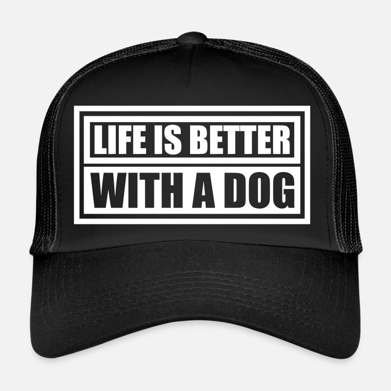 better with a dog Trucker Cap