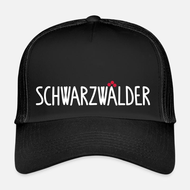 Schwarzwälder - Trucker Cap - Schwarz/Schwarz