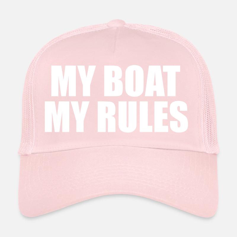 mon bateau mes règles Casquette trucker 