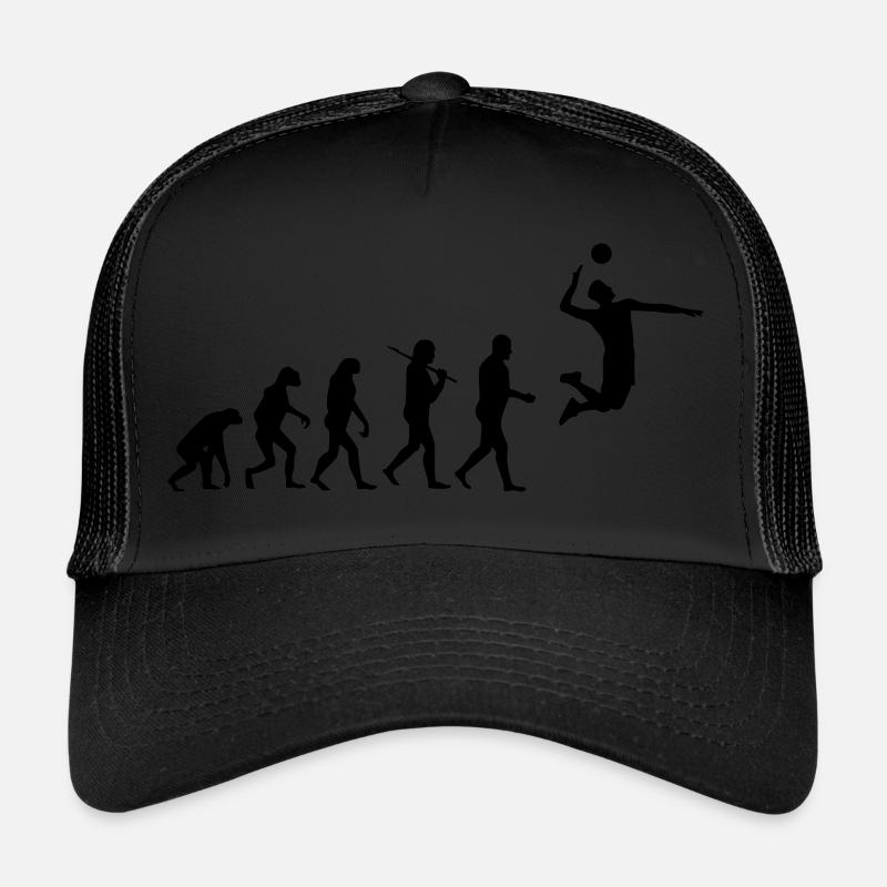 Volleyballer - Trucker Cap - Schwarz/Schwarz
