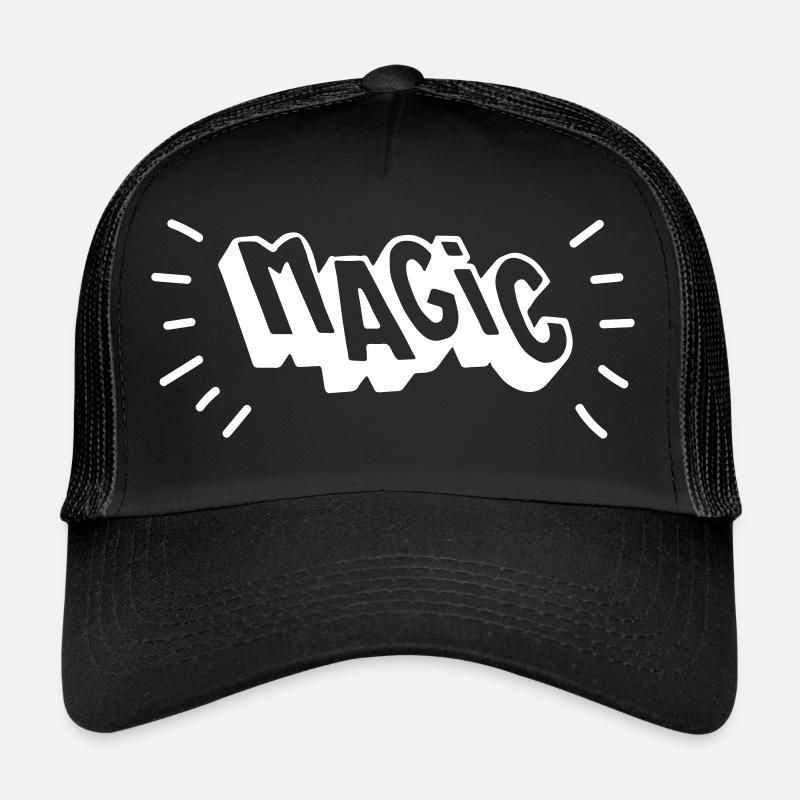 Magic Magie - Trucker Cap - Schwarz/Schwarz