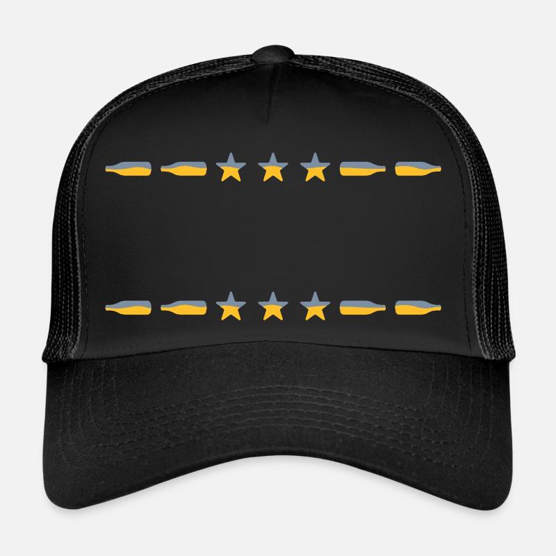 Frame Text Bouteilles de bière Casquette trucker 