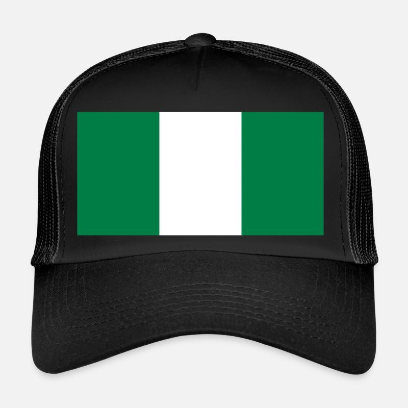 Nigeria flag / Drapeau Nigéria Casquette trucker 
