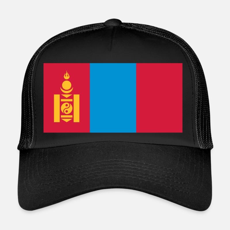 Mongolei Flagge / Drapeau Mongolie Trucker Cap