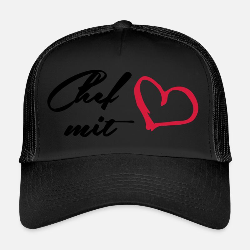 Chef - Trucker Cap - Schwarz/Schwarz