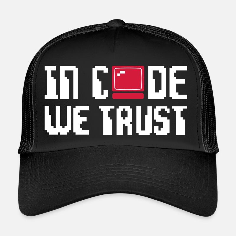 Nerd - Trucker Cap - Schwarz/Schwarz
