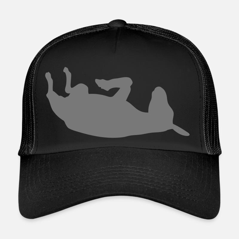 Ane eisen air mule - Trucker Cap - Schwarz/Schwarz