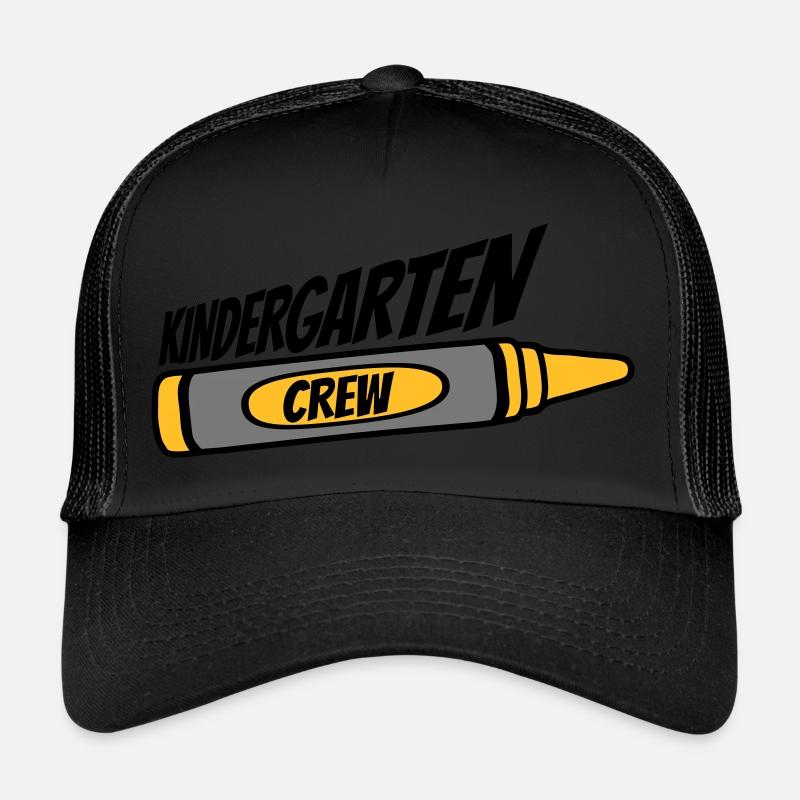 Équipe de crayon de cire de l’équipe de la maternelle Casquette trucker 