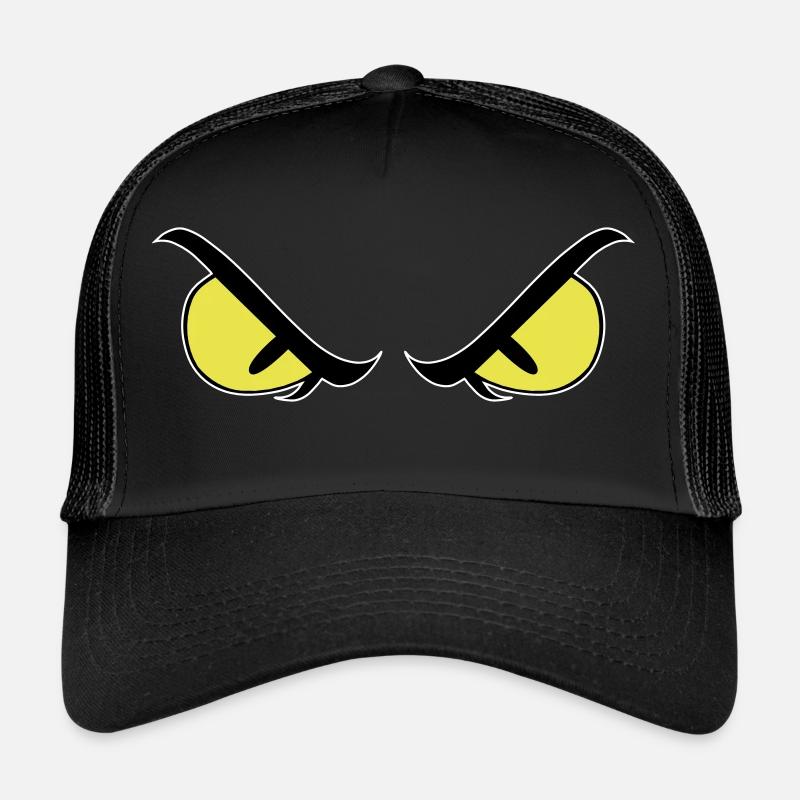 Mauvais yeux - Casquette trucker - noir/noir