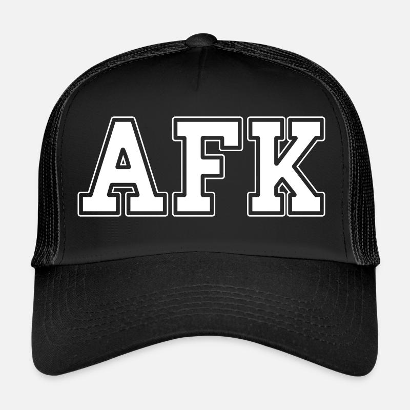 Gaming - Casquette trucker  - noir/noir