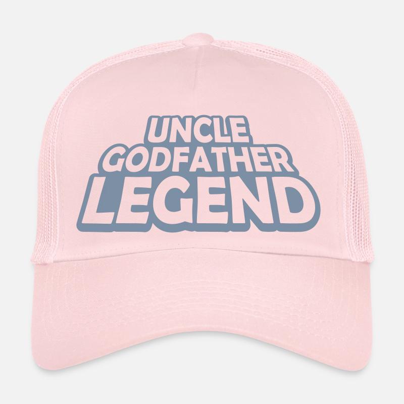 Uncle Godfather Legend Quote Trucker Cap