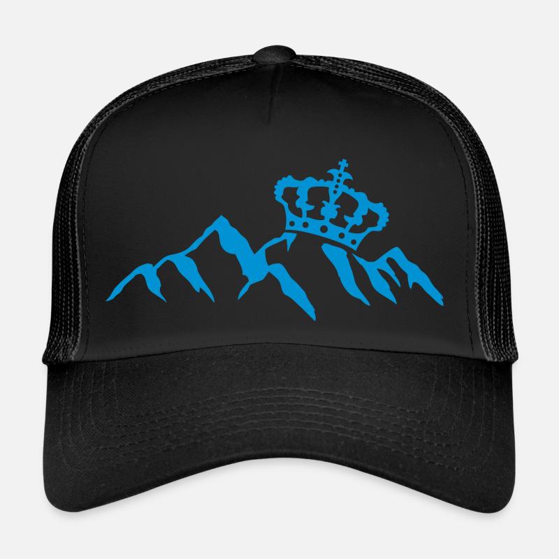 Landscape Crown Mountains King Trucker Cap