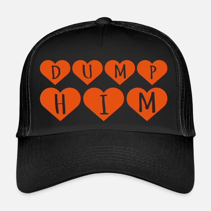 dump him Zitat Logo Trucker Cap