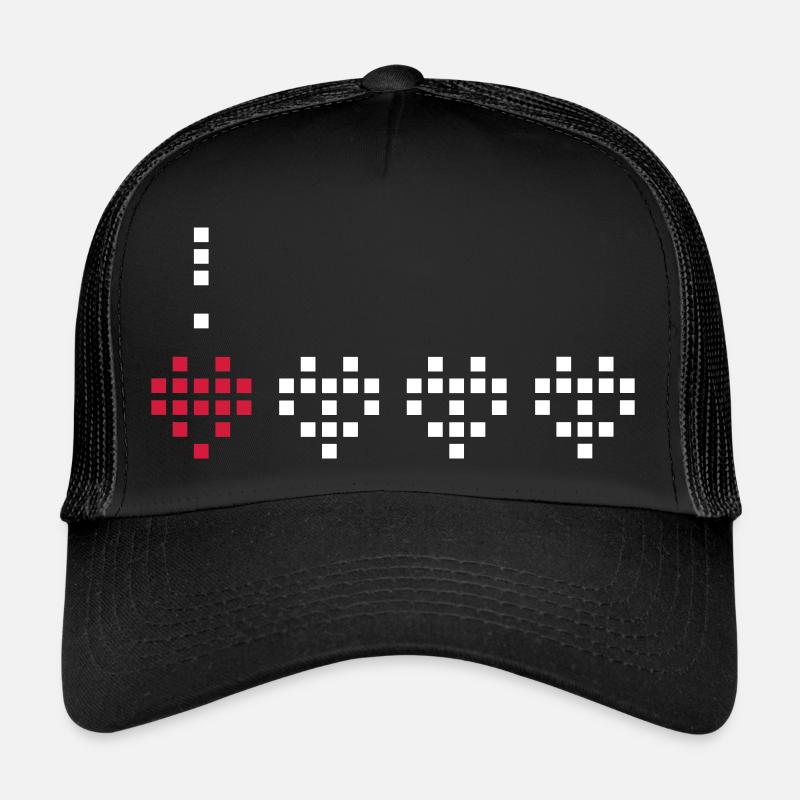 Living Heart. - Trucker Cap - black/black