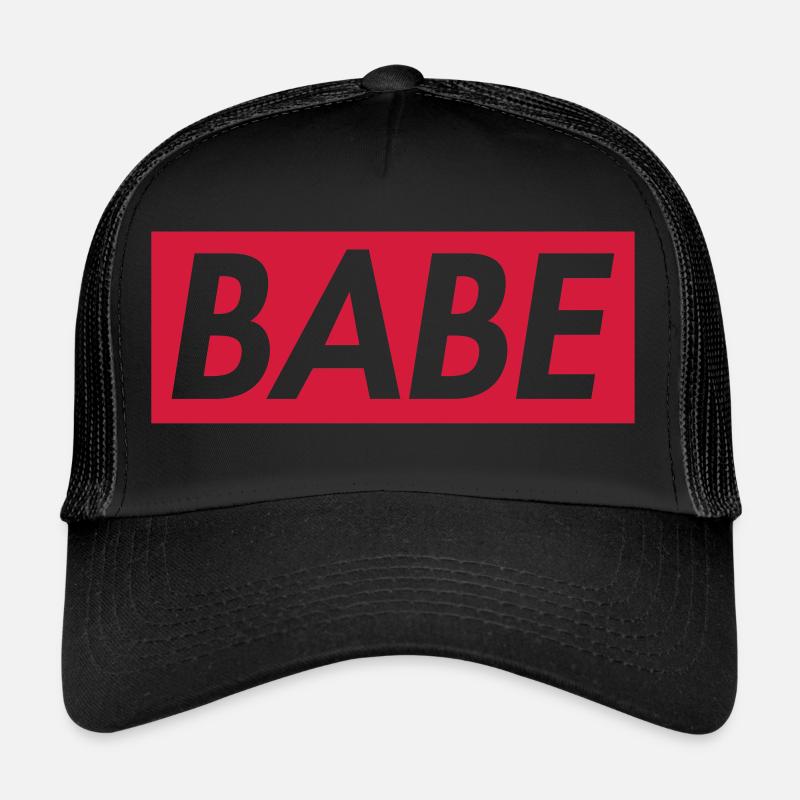 BABE - Trucker Cap - Schwarz/Schwarz
