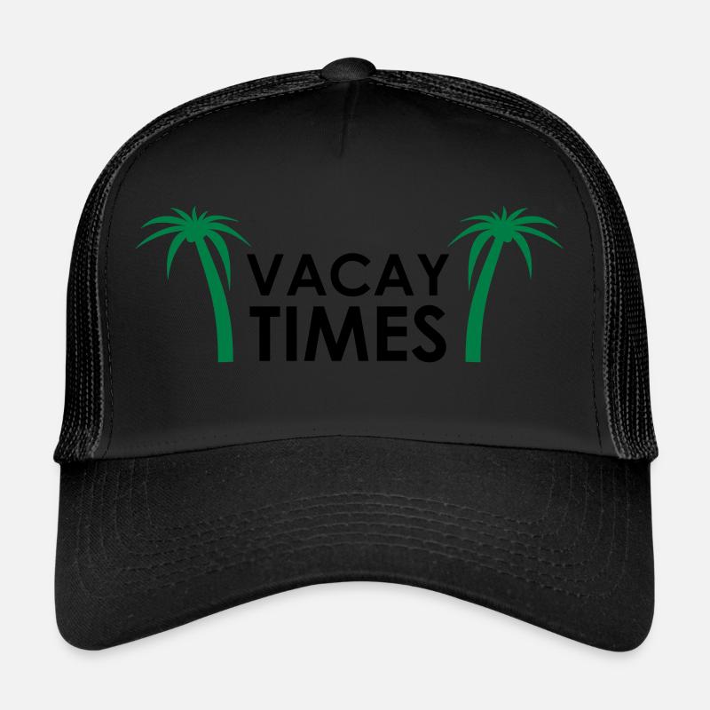 Vacay times Urlaub Sommer Sonne Strand Geschenk Trucker Cap